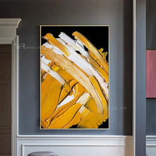 Laden Sie das Bild in den Galerie-Viewer, Abstract Oil Painting Handmade Thick Texture Decoration Poster Modern Living Room Bedroom Porch Hotel Wall Art Hanging Picture