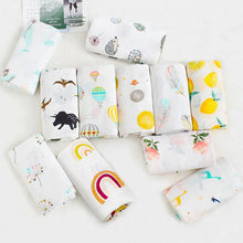 Load image into Gallery viewer, 120x120cm Rainbow Bamboo Cotton Baby Blanket Soft Muslin Swaddle Blanket Swaddle Set Newborn