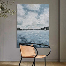 Charger l'image dans la galerie, Abstract Landscape Canvas Oil Painting Hand Painted Art Poster Wall Deco Image Modern Acrylic No Frame Custom Mural for Interior