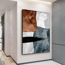 Загрузите изображение в программу просмотра галереи, Home Decor Painting Handmade Canvas Oil Painting Modern Abstract Wall Art Hanging Poster Custom Acrylic Unframed Aesthetic Mural