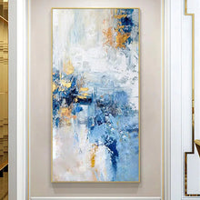 Load image into Gallery viewer, Arthyx Hand Made Texture Abstract Oil Paintings On Canvas,Modern Large Wall Art,Picture For Living Room Home Entrance Decoration