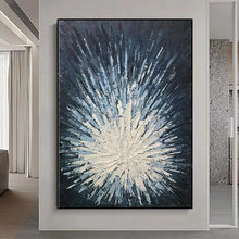 Laden Sie das Bild in den Galerie-Viewer, Abstract Canvas Wall Art Handmade Oil Painting Modern Acrylic Texture Mural Living Room Bedroom Porch Restaurant Custom Poster