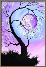 Laden Sie das Bild in den Galerie-Viewer, Voller Diamantbohrer Runde Landschaft Mosaik Diamantstickerei Baum Diamantmalerei Steden Kreuzstich Diamantkunst Strasssteine