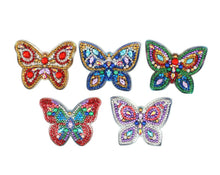 Cargar imagen en el visor de la galería, Llavero con pintura de diamantes 5D DIY, colgante de bordado de diamantes de imitación, Kits de manualidades DIY, pintura de diamantes, llavero de punto de cruz, accesorios