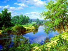 Load image into Gallery viewer, DIY 5D Diamond Painting Landscape Sunset Cross Stitch Kit Full Square Embroidery Scenery Mosaic Art Picture of Rhinestones Decor