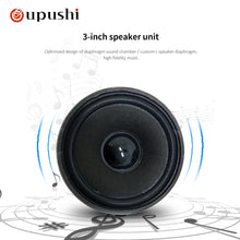Laden Sie das Bild in den Galerie-Viewer, Bluetooth-Wandempfänger 2,8-Zoll-Wand-Aduio-Verstärker mit wasserdichtem 3-Zoll-Deckenlautsprecher für Badezimmer-Soundsystem