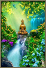 Laden Sie das Bild in den Galerie-Viewer, Voller Diamantbohrer Runde Landschaft Mosaik Diamantstickerei Baum Diamantmalerei Steden Kreuzstich Diamantkunst Strasssteine
