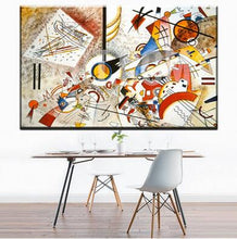 Cargar imagen en el visor de la galería, 5D Diy cuadrado completo redondo diamante pintura punto de cruz geometría diseño Wassily Kandinsky diamante bordado pared decoración FS6059