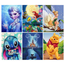 Load image into Gallery viewer, Disney Diamond Painting Kit Cartoon Princess 5D DIY Mosaic Picture Crafts Art Hobby Diamond Embroidery Cross Stitch Home Decor