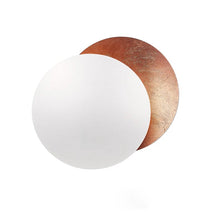 Charger l'image dans la galerie, Créatif lune éclipse allée applique murale couloir chevet applique salon rond or cuivre LED applique murale