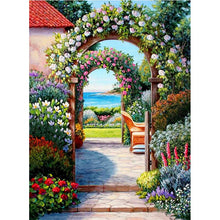 Carica l'immagine nel visualizzatore della Galleria, JIEME Pittura Diamante 5D Paesaggio Figura Cartoon Diamante Rotondo Pieno Mosaico Diamante DIY Ricamo Decorazione Della Casa Regalo