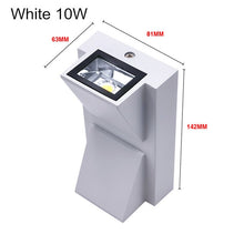 Load image into Gallery viewer, IP65 Waterproof 5W 10W  indoor outdoor Led Wall Lamp modern Aluminum Surface Mounted Cube Led Garden Porch Light AC110V-/220V