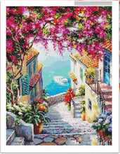 Carica l'immagine nel visualizzatore della Galleria, JIEME Pittura Diamante 5D Paesaggio Figura Cartoon Diamante Rotondo Pieno Mosaico Diamante DIY Ricamo Decorazione Della Casa Regalo