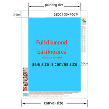 Carica l'immagine nel visualizzatore della Galleria, JIEME Pittura Diamante 5D Paesaggio Figura Cartoon Diamante Rotondo Pieno Mosaico Diamante DIY Ricamo Decorazione Della Casa Regalo