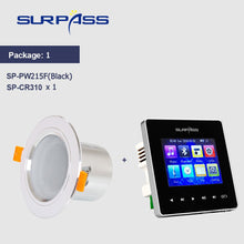 Cargar imagen en el visor de la galería, Mini Panel amplificador de pared, compatible con Bluetooth, Fm HiFi, cine en casa, sonido estéreo, Audio con altavoz de techo, sistema PA para baño