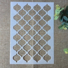 Laden Sie das Bild in den Galerie-Viewer, A3 A2 Größe DIY Craft Mandala Schablonen zum Malen auf Holz, Stoff, Wände Kunst Scrapbooking Stamping Album Prägung Papierkarten