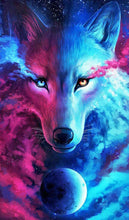 Cargar imagen en el visor de la galería, Kit de pintura de diamantes 5D DIY, imagen de Lobo, gato, perro, Animal, taladro redondo completo, bordado con incrustaciones, artesanía, punto de cruz, decoración del hogar
