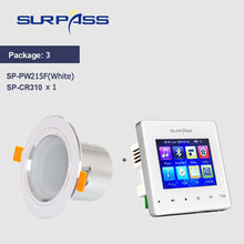 Cargar imagen en el visor de la galería, Mini Panel amplificador de pared, compatible con Bluetooth, Fm HiFi, cine en casa, sonido estéreo, Audio con altavoz de techo, sistema PA para baño