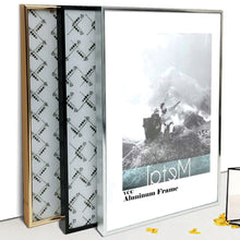 Laden Sie das Bild in den Galerie-Viewer, Bilderrahmen Metall Posterrahmen Classic Aluminium Bilderrahmen zum Aufhängen A3 A4 30x30 Zertifikatsrahmen VCC