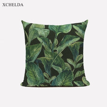 Laden Sie das Bild in den Galerie-Viewer, Green Pillow Cover Geometric Print Cushion Covers Pillow case Sofa Cushion Cover 45*45cm Decorative Throw Pillows Case