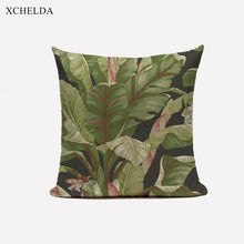 Laden Sie das Bild in den Galerie-Viewer, Green Pillow Cover Geometric Print Cushion Covers Pillow case Sofa Cushion Cover 45*45cm Decorative Throw Pillows Case