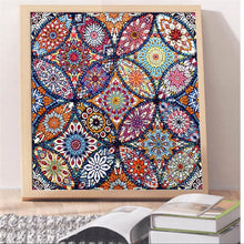 Carica l'immagine nel visualizzatore della Galleria, Pittura diamante speciale fai da te 5D Sole Mandala Punto croce Decorazione mosaico in cristallo
