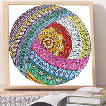 Carica l'immagine nel visualizzatore della Galleria, Pittura diamante speciale fai da te 5D Sole Mandala Punto croce Decorazione mosaico in cristallo