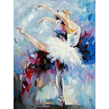 Laden Sie das Bild in den Galerie-Viewer, 60 × 75 cm Diy Rahmen Ballett Malen nach Zahlen Leinwand Figur Ölfarbe nach Zahlen handbemalt Diy Geschenk Home Wall Decor