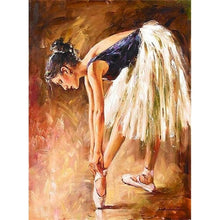 Laden Sie das Bild in den Galerie-Viewer, 60 × 75 cm Diy Rahmen Ballett Malen nach Zahlen Leinwand Figur Ölfarbe nach Zahlen handbemalt Diy Geschenk Home Wall Decor