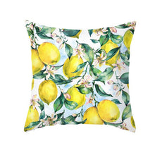 Laden Sie das Bild in den Galerie-Viewer, Nordic Fresh Yellow Lemon Print Kissenbezug Hot Simple Polyester Kissenbezug Floral Letters Kissenbezug Dekorative Sofa Couch