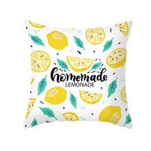 Laden Sie das Bild in den Galerie-Viewer, Nordic Fresh Yellow Lemon Print Kissenbezug Hot Simple Polyester Kissenbezug Floral Letters Kissenbezug Dekorative Sofa Couch