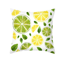 Laden Sie das Bild in den Galerie-Viewer, Nordic Fresh Yellow Lemon Print Kissenbezug Hot Simple Polyester Kissenbezug Floral Letters Kissenbezug Dekorative Sofa Couch