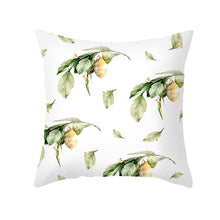 Laden Sie das Bild in den Galerie-Viewer, Nordic Fresh Yellow Lemon Print Kissenbezug Hot Simple Polyester Kissenbezug Floral Letters Kissenbezug Dekorative Sofa Couch