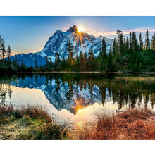 Load image into Gallery viewer, Painting By Numbers On Canvas With Frame Diy Kit For Adults Scenery Drawing Acrylic Paint Oil Picture Of Coloring By Numbers Art
