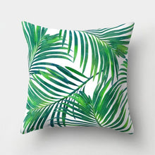 Laden Sie das Bild in den Galerie-Viewer, Tropical Leaf Cactus Monstera Kissenbezug 43 * 43 Polyester Dekokissen Sofa Home Decor Dekoration Dekorativer Kissenbezug 40506