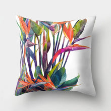 Laden Sie das Bild in den Galerie-Viewer, Tropical Leaf Cactus Monstera Kissenbezug 43 * 43 Polyester Dekokissen Sofa Home Decor Dekoration Dekorativer Kissenbezug 40506
