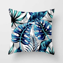 Laden Sie das Bild in den Galerie-Viewer, Tropical Leaf Cactus Monstera Kissenbezug 43 * 43 Polyester Dekokissen Sofa Home Decor Dekoration Dekorativer Kissenbezug 40506