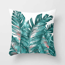 Laden Sie das Bild in den Galerie-Viewer, Tropical Leaf Cactus Monstera Kissenbezug 43 * 43 Polyester Dekokissen Sofa Home Decor Dekoration Dekorativer Kissenbezug 40506