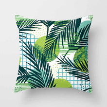 Laden Sie das Bild in den Galerie-Viewer, Tropical Leaf Cactus Monstera Kissenbezug 43 * 43 Polyester Dekokissen Sofa Home Decor Dekoration Dekorativer Kissenbezug 40506