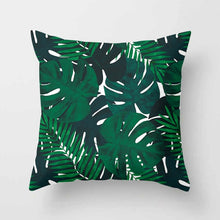 Laden Sie das Bild in den Galerie-Viewer, Tropical Leaf Cactus Monstera Kissenbezug 43 * 43 Polyester Dekokissen Sofa Home Decor Dekoration Dekorativer Kissenbezug 40506