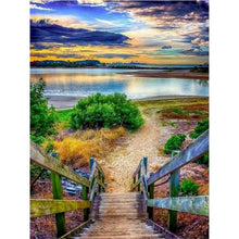Load image into Gallery viewer, Painting By Numbers On Canvas With Frame Diy Kit For Adults Scenery Drawing Acrylic Paint Oil Picture Of Coloring By Numbers Art