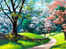 Cargar imagen en el visor de la galería, 5D Diy diamante pintura paisaje punto de cruz Kit taladro completo bordado paisaje invierno mosaico arte imagen de decoración de diamantes de imitación