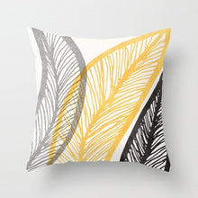Laden Sie das Bild in den Galerie-Viewer, New Gold Tropical Leaves Kissenbezüge Palm Monstera Agave Print Moderne nordische dekorative Kissen Fall Sofa Couch Dekokissen