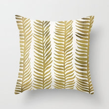 Laden Sie das Bild in den Galerie-Viewer, New Gold Tropical Leaves Kissenbezüge Palm Monstera Agave Print Moderne nordische dekorative Kissen Fall Sofa Couch Dekokissen