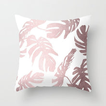 Laden Sie das Bild in den Galerie-Viewer, New Gold Tropical Leaves Kissenbezüge Palm Monstera Agave Print Moderne nordische dekorative Kissen Fall Sofa Couch Dekokissen