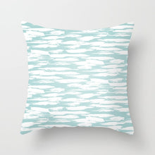 Laden Sie das Bild in den Galerie-Viewer, Heißer Verkauf Hellblau Nordic Kissenbezüge Moderne Geometrische Dekorative Kissen Abdeckung Schlafsofa Couch Dekokissen Fall Wohnkultur
