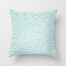 Laden Sie das Bild in den Galerie-Viewer, Heißer Verkauf Hellblau Nordic Kissenbezüge Moderne Geometrische Dekorative Kissen Abdeckung Schlafsofa Couch Dekokissen Fall Wohnkultur