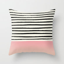 Laden Sie das Bild in den Galerie-Viewer, New Nordic Pink Girls Geometric Kissenbezug Hot Creative Pink Patterns Kissenbezug Modern Sofa Couch Dekorative Dekokissen