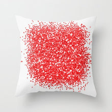 Laden Sie das Bild in den Galerie-Viewer, Neue kreative nordische Geometrie rote Kissenhülle heiße moderne dekorative Kissenhülle Sofa Couch Sitz Polyester 45 x 45 cm Dekokissen