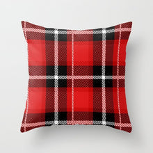 Laden Sie das Bild in den Galerie-Viewer, Neue kreative nordische Geometrie rote Kissenhülle heiße moderne dekorative Kissenhülle Sofa Couch Sitz Polyester 45 x 45 cm Dekokissen